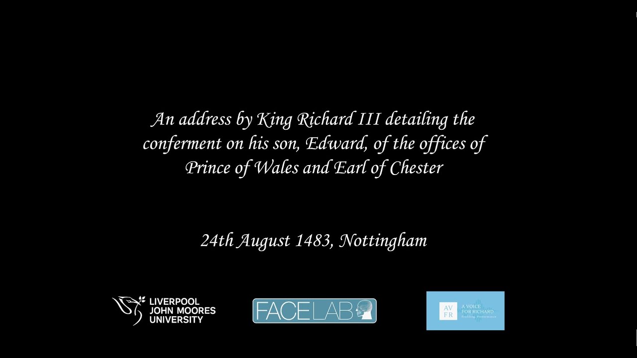 Digital avatar of King Richard III