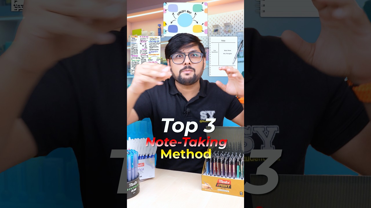 3 Note-Taking Tricks Every Topper Uses ✍️
