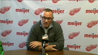 Full press conference: Steve Yzerman talks after Red Wings make three deals ahead of trade deadline