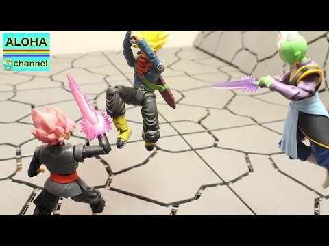 DRAGON BALL STOP MOTION SkiingTURE JacketNKS VS GOKU BLACK S.H.FIGUARTS UNBOXING #dragonball #stopmotion