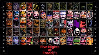 (Update 2) All FNAF Characters so far from the “How many FNAF characters” series?