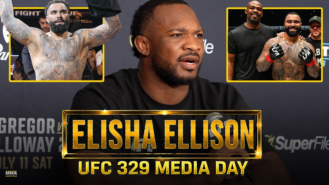 Elisha Ellison: 'Green' Gable Steveson Prime For Upset; Reacts to Jon Jones In Corner | UFC 329