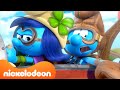 Смурфики Смурфики катаются стильно целый час Nickelodeon Cyrillic