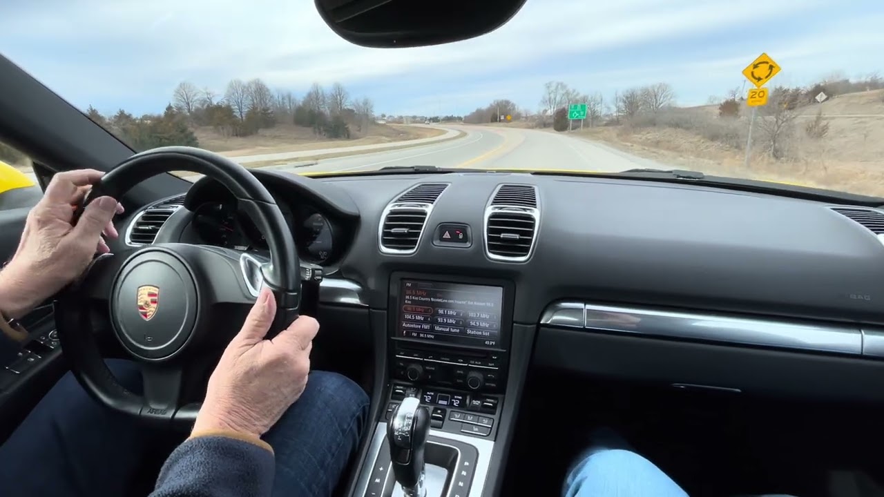 2014 Porsche Cayman Driving Video