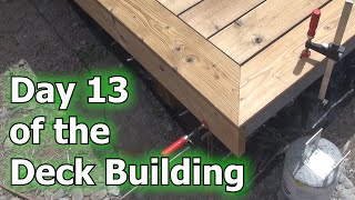 How to make 45 degree Deck Corners / Deck Frame Trick