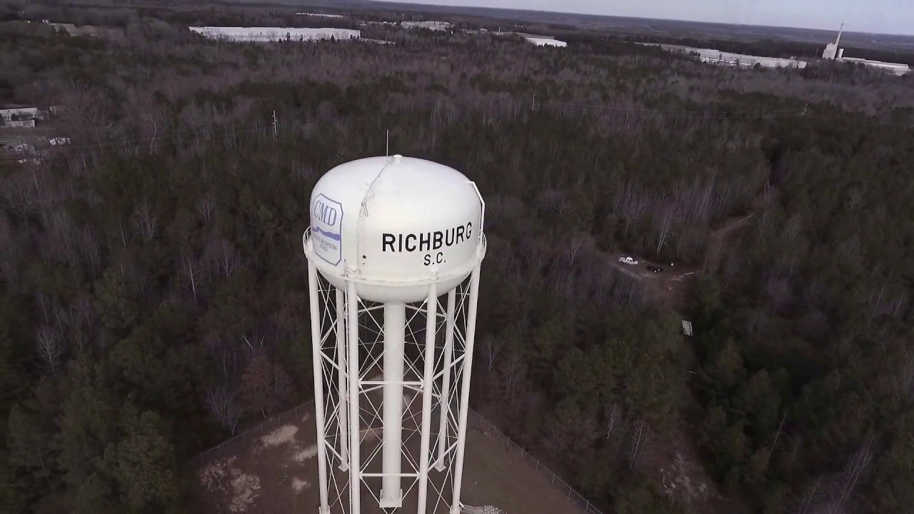 Water Tower in Richburg SC (1/19/17) YouTube