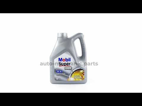 Моторна олива MOBIL Super 3000 X1 Formula FE 5W-30, 4 літри, видео 1