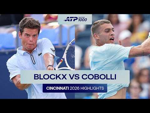 Video Alexander Blockx vs Flavio Cobolli Highlights | Cincinnati 2026 Round 3