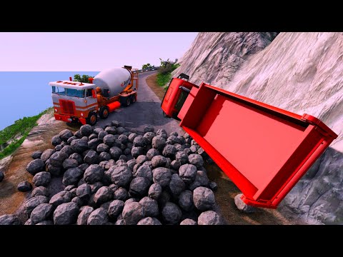 Cars vs Cliff Roads #134- BeamNG.Drive