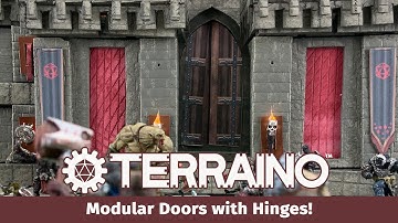 D&D Terrain Doors with Hinges!