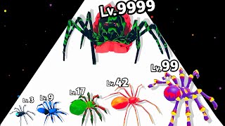 Master Spider: Web Shooter Run Game in MAX LEVEL ⭐ Merge Simulator Battles screenshot 5