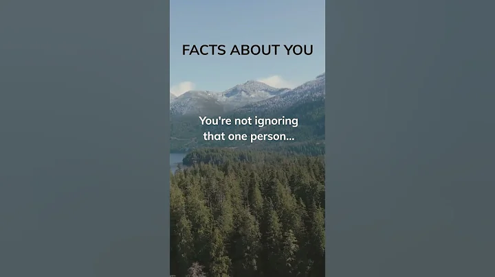 You're not ignoring that one person... #shorts #subscribe #fyp #psychologyfacts