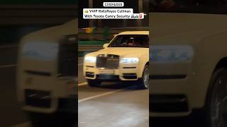 VVIP RollsRoyce Cullinan with Toyota Camry Security #Shorts#India#car#vip