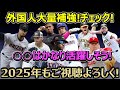 2025外国人大量補強! 動画で徹底チェック! ○○はかなり活躍しそう!