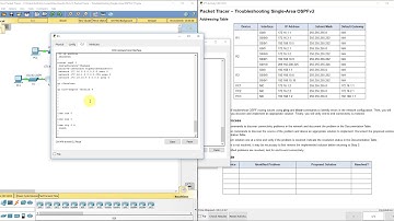 PKT 10.2.2.3 - Troubleshooting Single-Area OSPFv2