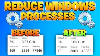 How To Get LOWER PROCESSES on Windows 11 (LOWER INPUT DELAY & HIGHER FPS)