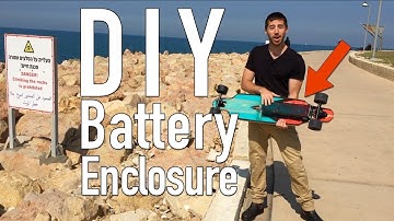 DIY electric skateboard enclosure for battery/ESC