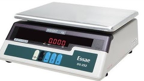 Essae DS-252 30kg electronic weighing scale calibration | essae ds852 weight setting