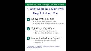 AI + Python in Excel |  AI Coder Assistance File for xlwings LIte - Python in Excel. screenshot 3