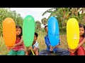 outdoor fun with Flower Balloon and learn colors for kids by I kids episode -385.