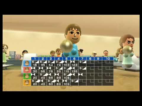Wii Sports - Bowling: 4-Player Match #19