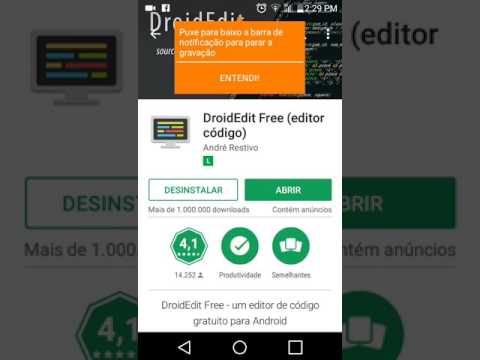 HTML NO CELULAR I DroidEdit Free