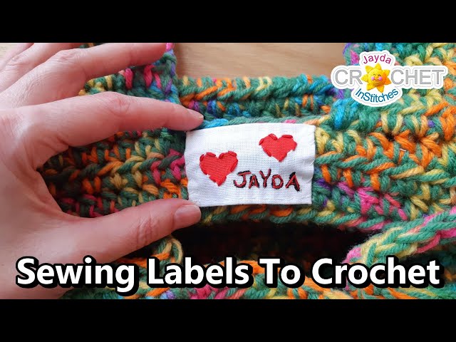 Pattern Care Labels  Printable Loom Knitted with Love Tags