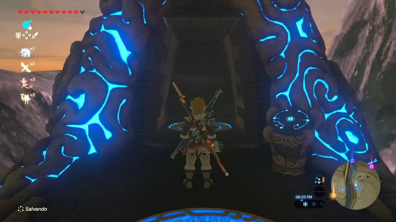 ✨ ZELDA BREATH OF THE WILD ✨LAGARTIXA DE FOGO ✨ PARTE 8 DeyvideMimir