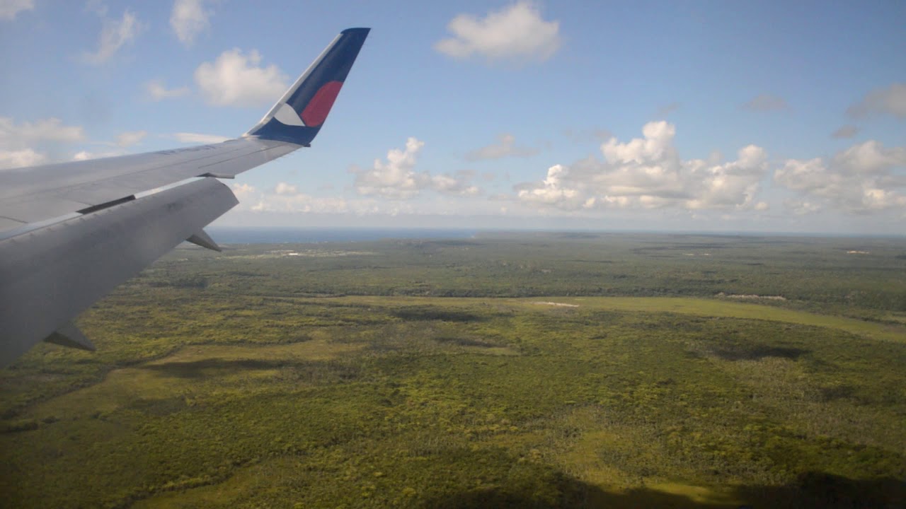 Landing in Punta Cana, may 2017