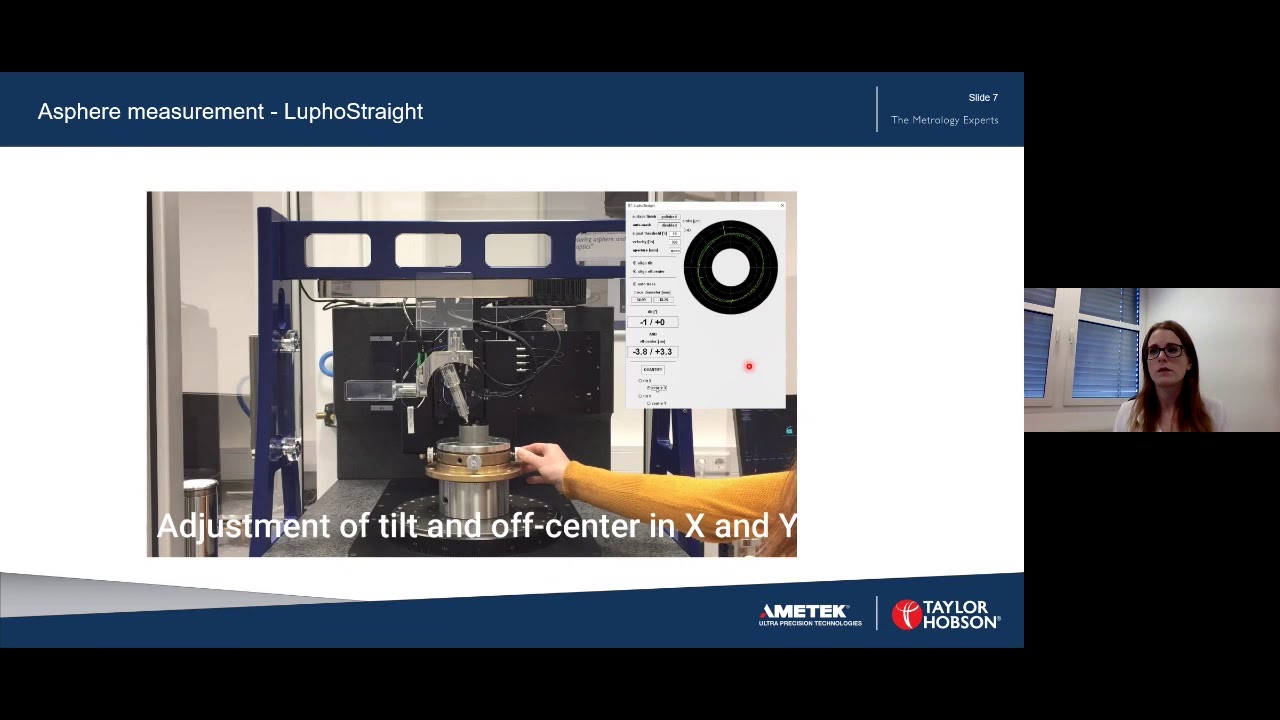 Software assisted alignment and measurement of segmented surfaces