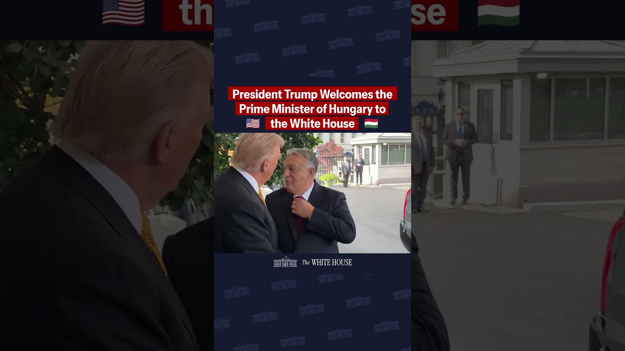 President Donald J. Trump welcomes Hungarian Prime Minister Viktor Orbán to  the White House. 🇺🇸🇭🇺 – The White House