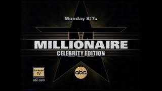Who Wants To Be A Millionaire Celebrity Edition  Abc Promo 2001