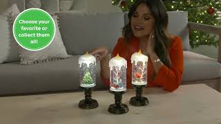 Winter Lane Glitter Candle with Timer screenshot 2