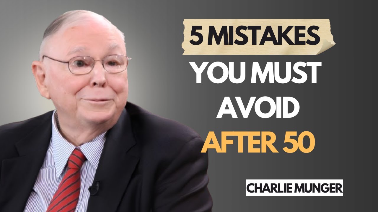 Charlie Munger: If You're Over 50, Avoid These 5 Mistakes Or Stay Broke