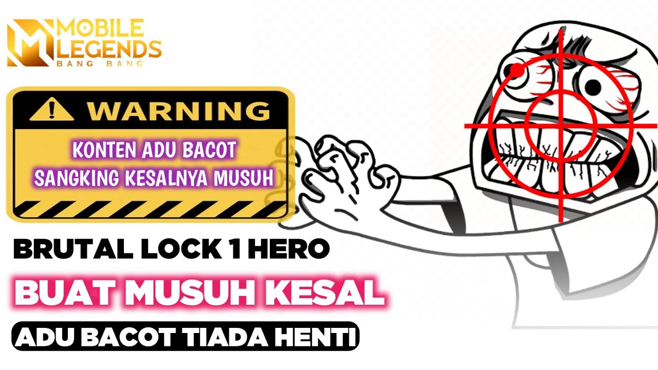 Buat Musuh Emosi Sampai Ubun2! Lock Dengan Brutal!