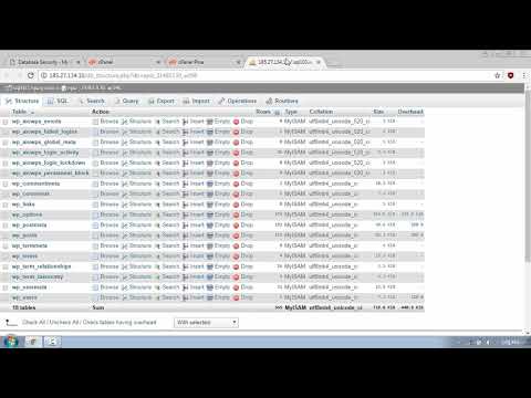 How to Change the Database Prefix in Wordpress ( Prevents spam )