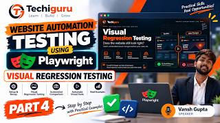 How to Do Visual Regression Testing with Playwright | Part 4 | Complete Beginner Guide
