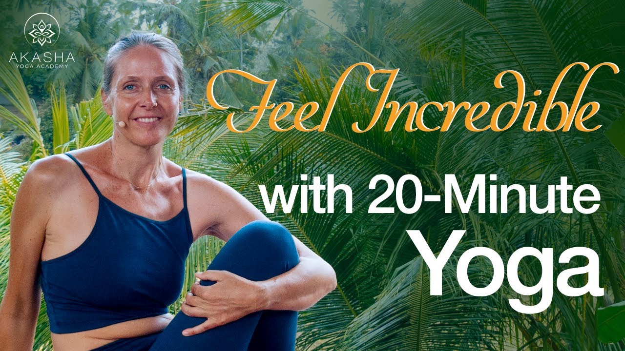 Hatha Yoga Full Body Flow to Feel Incredibly Alive / 20-Minute Practice