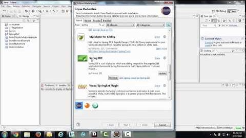 How to install spring IDE in Eclipse