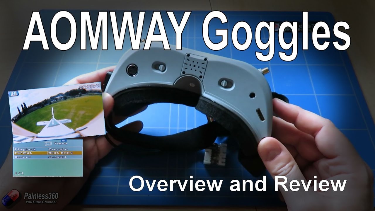 RC Reviews: AOMWAY Commander V1 FPV Goggles (Gearbest.com) - YouTube