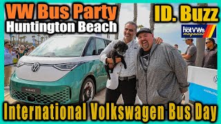 Vw Bus Party Huntington Beach The Inaugural International Volkswagen Bus Day Celebration