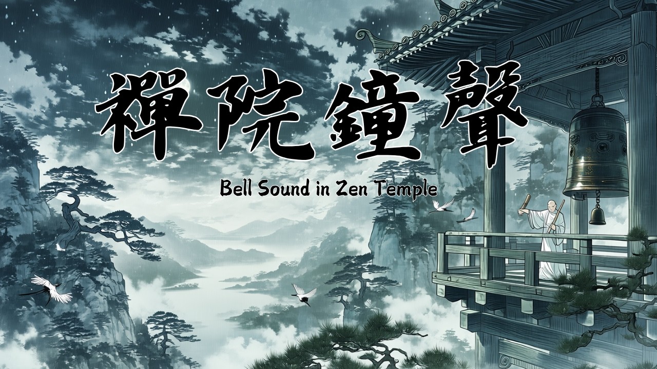 1 Hour Traditional Chinese Music | 【禪院鐘聲】五音療癒助眠音樂 (Bell Sound in Zen Temple |學習、睡眠、放鬆 | 傳統中國風音樂