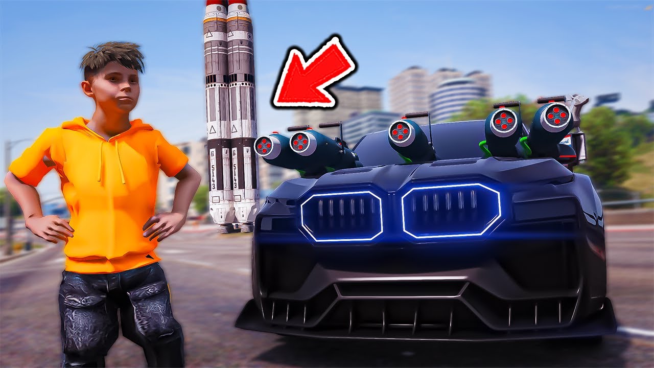 سيارة الدمار تنقذني من الصاروخ😱🔥!! | فلم قراند