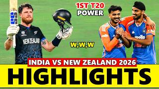 New Zealand vs India 1st T20 Match Highlights 2026