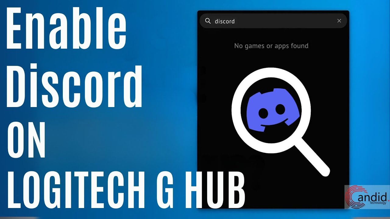 How to enable Discord on Logitech G HUB?