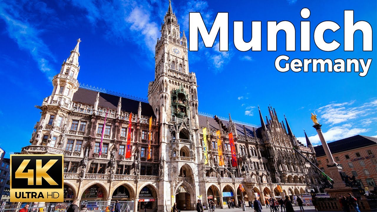 Munich Germany Walking Tour 4k Ultra Hd 60fps Youtube