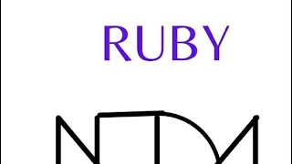 RUBY Name Logo | All Letters Included | #namelogo #linelogo