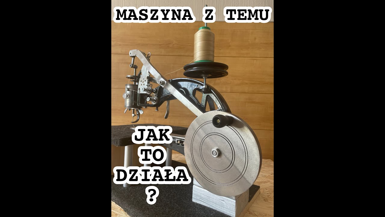 TRADYCYJNA CHIŃSKA maszyna do SZYCIA SKÓRY z TEMU - HIT czy KIT? 🤔🤔