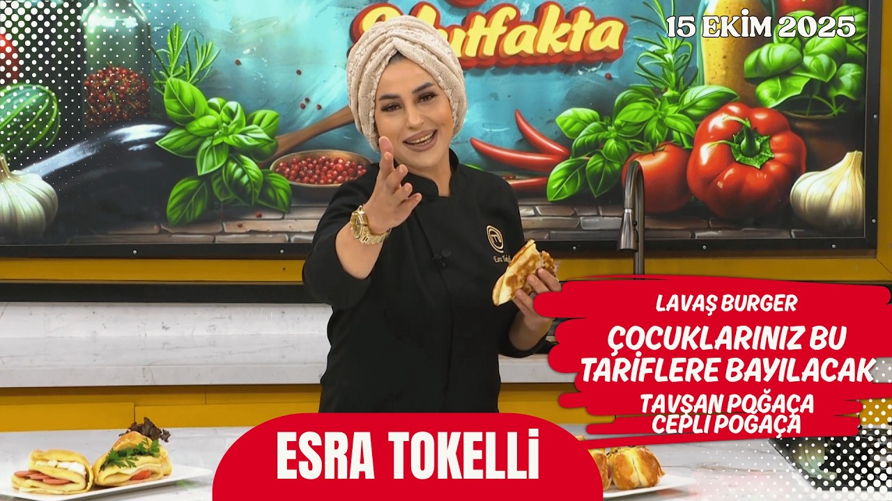 BESLENME ÇANTASINA 3 PRATİK TARİF! LAVAŞ BURGER, TAVŞAN POĞAÇA VE CEPLİ POĞAÇA