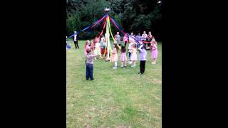 Maypole dancing 1